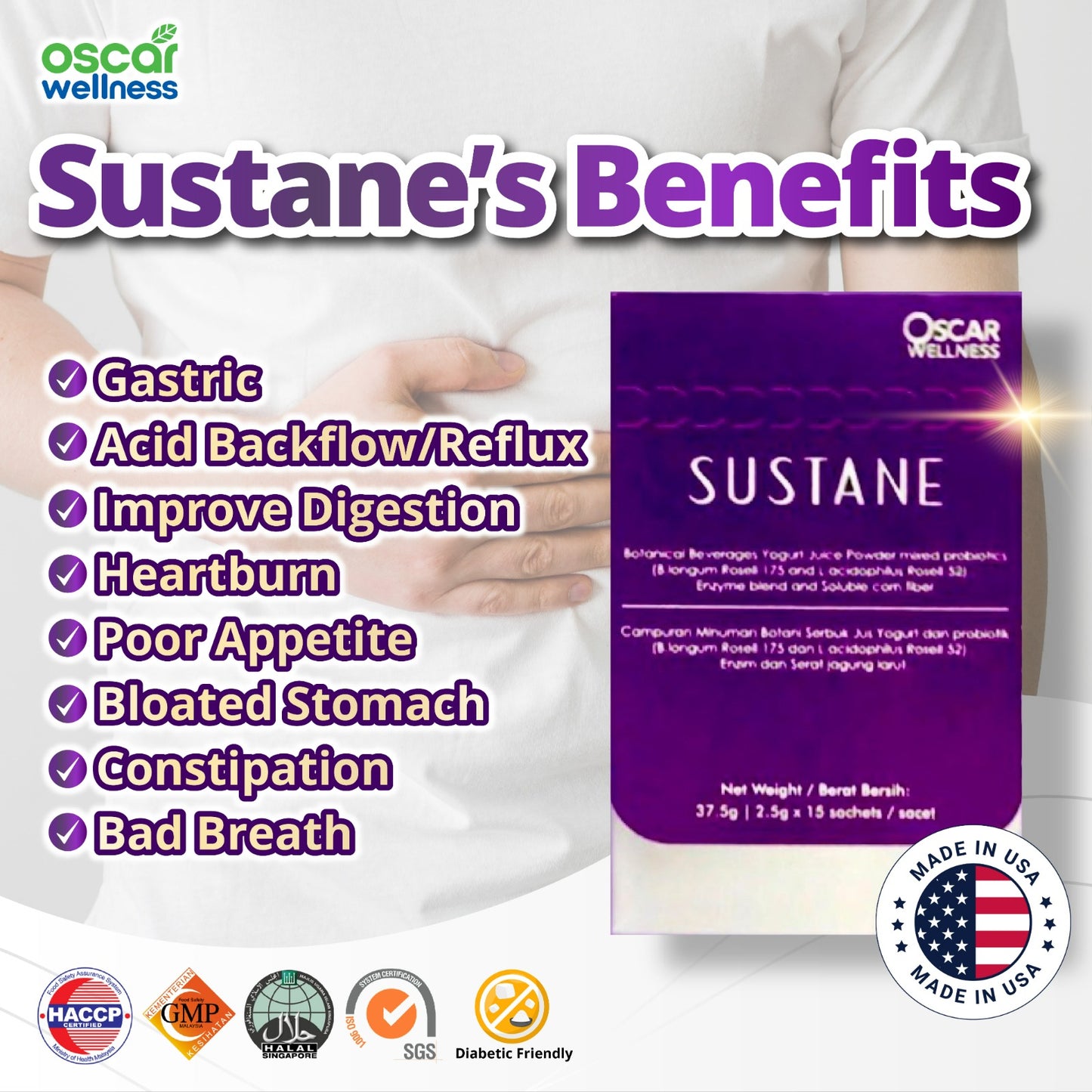 Sustane (15 Sachets/Box)